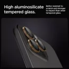 iPhone 16 Pro / Pro Max Lencsevédő - Spigen Glas.tR EZ Fit Optik Pro - Titán x 2 db