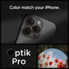 iPhone 16 Pro / Pro Max Lencsevédő - Spigen Glas.tR EZ Fit Optik Pro - Titán x 2 db