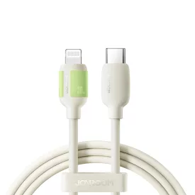   Joyroom S-A53 USB-C - Lightning Kábel - 2m 30W Fluoreszkáló - Bézs