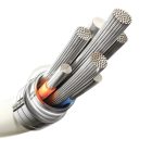 Joyroom S-A53 USB-C - USB-C Kábel - 2m 3A 60W Fluoreszkáló - Bézs