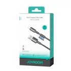 Joyroom S-A50 USB-A - Lightning Unlimited Kábel Mágneses Kábelrendezővel - 1.2m 3A - Szürke