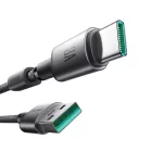 Joyroom USB-A - USB-C S-A50 Unlimited Kábel Mágneses Kábelrendezővel - 1.2m 3A - Szürke