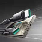 Joyroom USB-A - USB-C S-A50 Unlimited Kábel Mágneses Kábelrendezővel - 1.2m 3A - Szürke