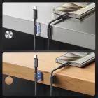 Joyroom USB-A - USB-C S-A50 Unlimited Kábel Mágneses Kábelrendezővel - 1.2m 3A - Szürke