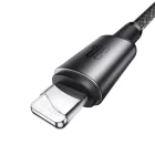 Joyroom S-A50 USB-C - Lightning Unlimited Kábel Mágneses Kábelrendezővel - 1.2m 60W - Szürke