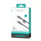 Joyroom S-A50 USB-C - Lightning Unlimited Kábel Mágneses Kábelrendezővel - 1.2m 60W - Szürke