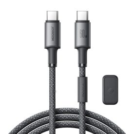   Joyroom S-A50 USB-C - USB-C Unlimited Kábel Mágneses Kábelrendezővel - 1.2m 60W - Szürke