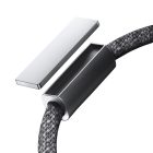 Joyroom S-A50 USB-C - USB-C Unlimited Kábel Mágneses Kábelrendezővel - 1.2m 60W - Szürke