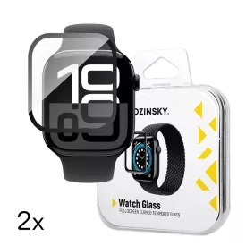   Apple Watch (46mm) Kijelzővédő Üvegfólia - Wozinsky Full Glue Tempered Glass x 2 db