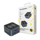 Wozinsky 12in1 USB-C Hub Vezeték Nélküli Töltővel - Szürke