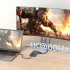 Wozinsky Multifunkciós USB-C Hub 14in1 - Alumínium, 3 Monitor  + 15 cm Kábel