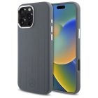 iPhone 16 Pro Max Tok - Mercedes Silicone Vertical Tonal Stripes MagSafe - Szürke