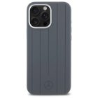 iPhone 16 Pro Max Tok - Mercedes Silicone Vertical Tonal Stripes MagSafe - Szürke
