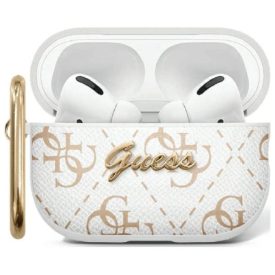 AirPods 3 Tok - Guess 4G Hook - Fehér AirPods 3 Tok - Guess 4G Hook - Fehér
