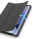 Samsung Galaxy Tab S10+ / S9+ / S9 FE+ Tok - Dux Ducis Domo - Fekete
