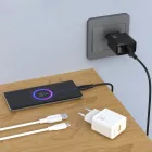 Dudao A23 Hálózati Töltő 2.4A - USB-A - Fehér