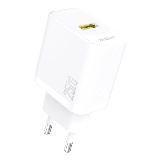 Dudao A27S GaN Hálózati Töltő 25W - USB-A - Fehér