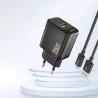 Dudao A27S GaN Hálózati Töltő 25W - USB-A - Fekete