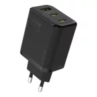 Dudao A29 GaN Hálózati Töltő 65W - 2xC + A - Fekete