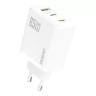 Dudao A29 GaN Hálózati Töltő 65W - 2xC + A - Fehér