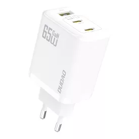Dudao A29 GaN Hálózati Töltő 65W - 2xC + A - Fehér