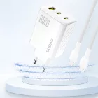 Dudao A29 GaN Hálózati Töltő 65W - 2xC + A - Fehér
