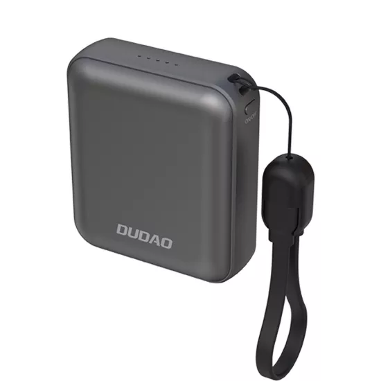 Dudao K22+ Ultra-Compact Power Bank 10000mAh 22.5W - Szürke