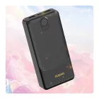 Dudao K10Pro Power Bank 20000mAh - 2x USB-A - 3C CCC - Fekete