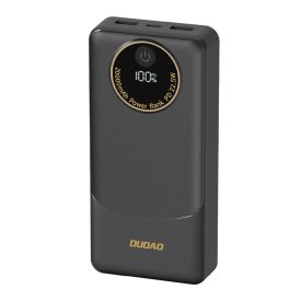 Dudao K12Pro Powerbank 20000mAh 22.5W PD - 2x USB-A + USB-C - Fekete   Dudao K12Pro Powerbank 20000mAh 22.5W PD - 2x USB-A + USB-C - Fekete