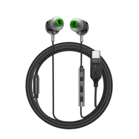   Acefast L5 Vezetékes In-Ear Fülhallgató USB-C 1.2m - Fekete