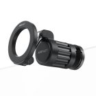 Acefast E23 Mágneses Telefontartó - Szorítóbilincses - Fekete