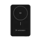 Wozinsky Powerbank 10000mAh - PD 22.5W Qi2 15W - 1xA + 1xC - Fekete