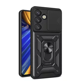 Samsung Galaxy S25 Tok - Hybrid Armor Camshield - Fekete
