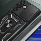 Samsung Galaxy S25 Tok - Hybrid Armor Camshield - Fekete