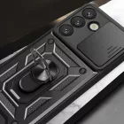 Samsung Galaxy S25 Tok - Hybrid Armor Camshield - Fekete