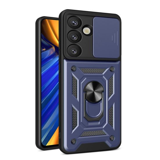Samsung Galaxy S25 Tok - Hybrid Armor Camshield - Kék