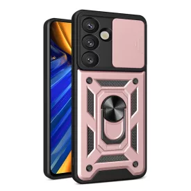 Samsung Galaxy S25 Tok - Hybrid Armor Camshield - Pink