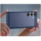 Samsung Galaxy S25 Tok - Carbon Case - Kék