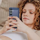 Samsung Galaxy S25 Tok - Carbon Case - Kék