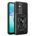Samsung Galaxy S25+ Plus Tok - Hybrid Armor Camshield - Fekete
