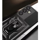 Samsung Galaxy S25+ Plus Tok - Hybrid Armor Camshield - Fekete