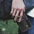 Samsung Galaxy S25+ Plus Tok - Hybrid Armor Camshield - Fekete