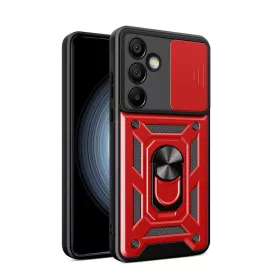   Samsung Galaxy S25+ Plus Tok - Hybrid Armor Camshield - Piros