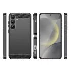 Samsung Galaxy S25+ Plus Tok - Carbon Case - Fekete