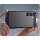 Samsung Galaxy S25+ Plus Tok - Carbon Case - Fekete