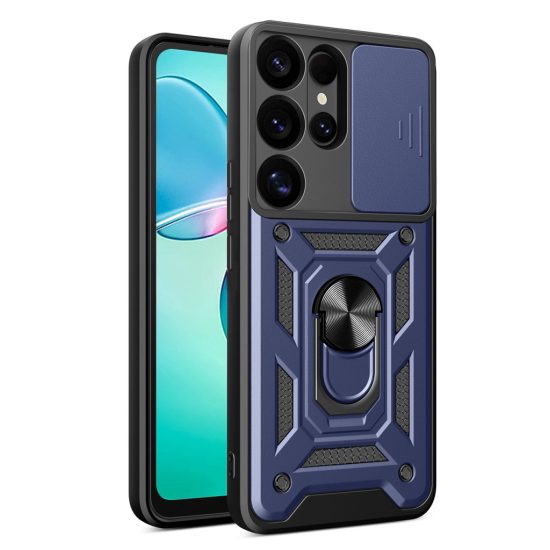 Samsung Galaxy S25 Ultra Tok - Hybrid Armor Camshield - Kék
