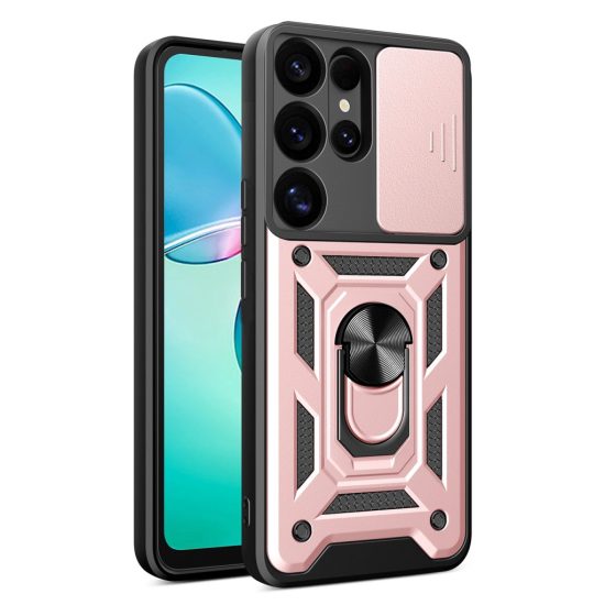 Samsung Galaxy S25 Ultra Tok - Hybrid Armor Camshield - Pink