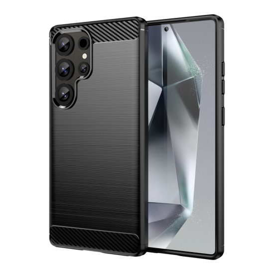 Samsung Galaxy S25 Ultra Tok - Carbon Case - Fekete