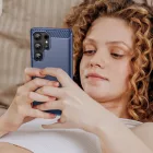 Samsung Galaxy S25 Ultra Tok - Carbon Case - Kék