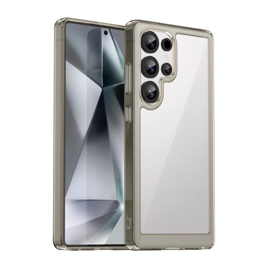 Samsung Galaxy S25 Ultra Tok - Outer Space Case - Átlátszó-Fekete